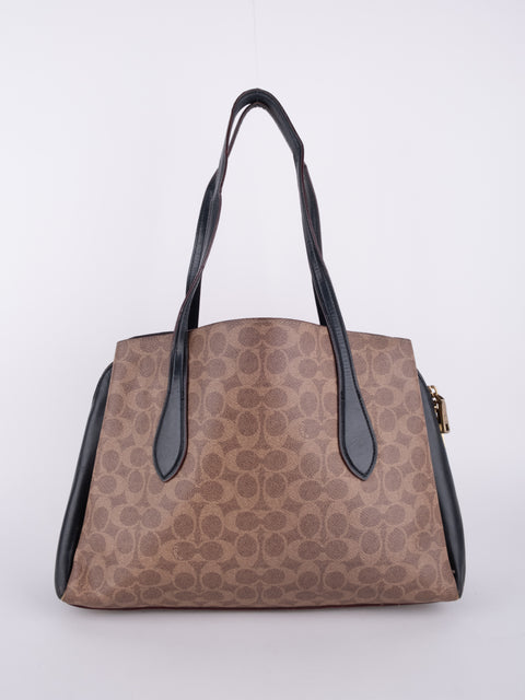 COACH Vintage Signature Colorblock Tote Bag