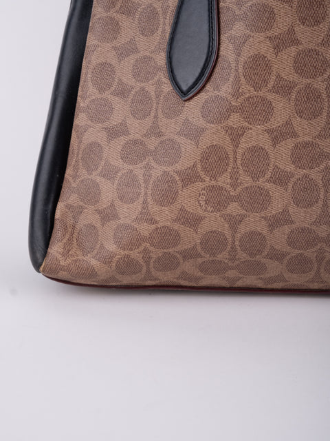 COACH Vintage Signature Colorblock Tote Bag