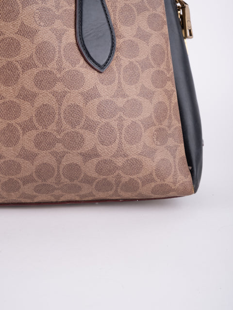 COACH Vintage Signature Colorblock Tote Bag
