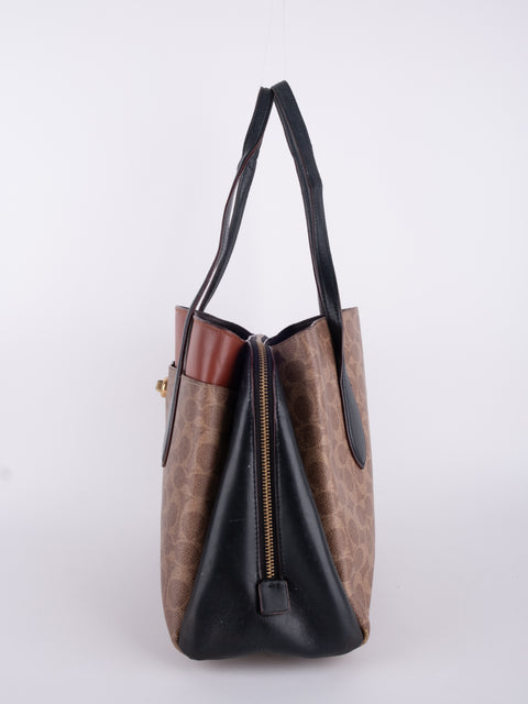 COACH Vintage Signature Colorblock Tote Bag