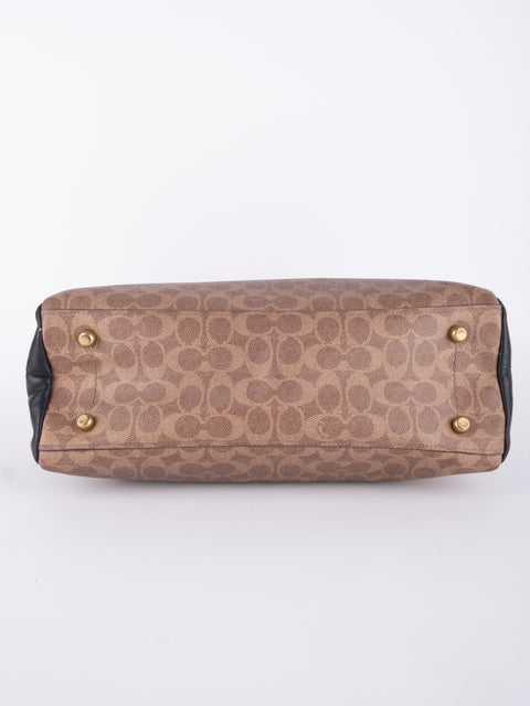 COACH Vintage Signature Colorblock Tote Bag