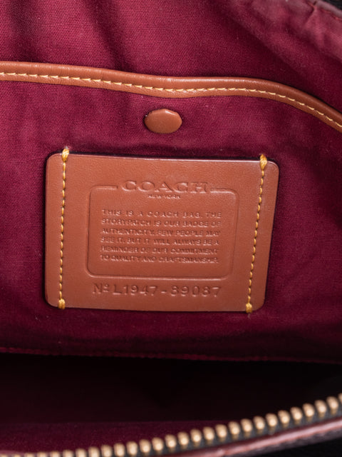 COACH Vintage Signature Colorblock Tote Bag