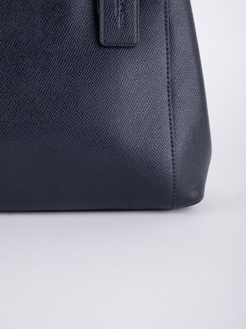 COACH Vintage Black Structured Tote Bag