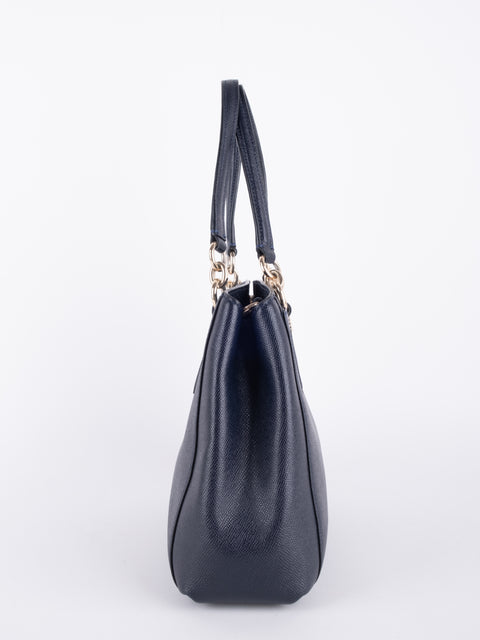 COACH Vintage Black Structured Tote Bag