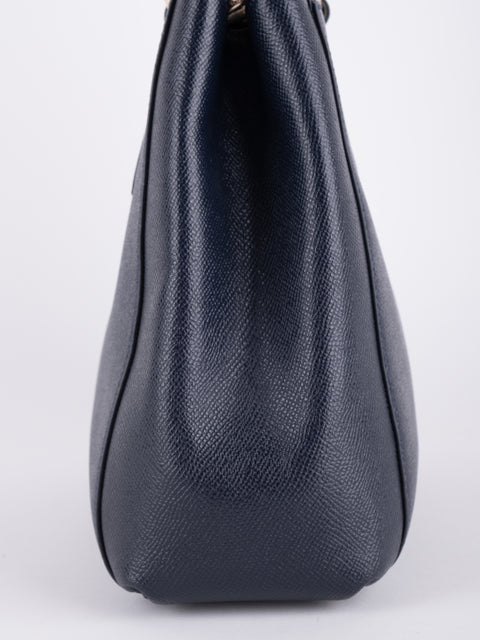 COACH Vintage Black Structured Tote Bag