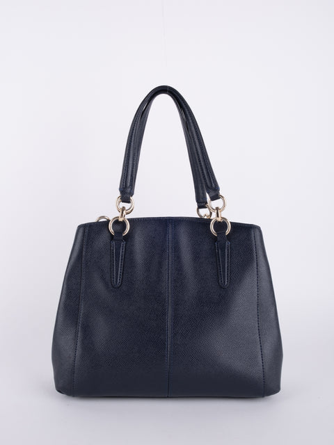 COACH Vintage Black Structured Tote Bag