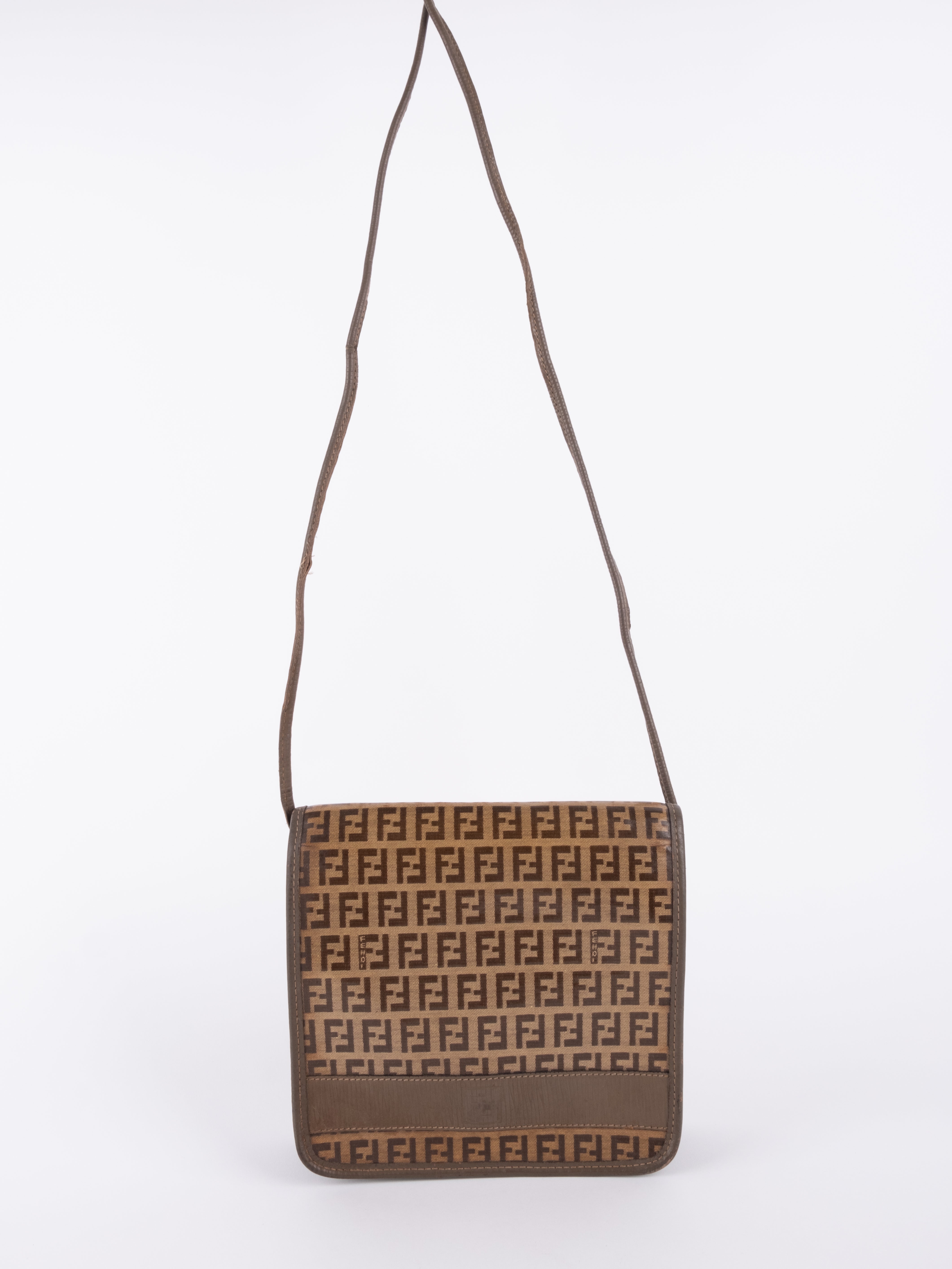 Fendi Zucca Vintage Crossbody Bag