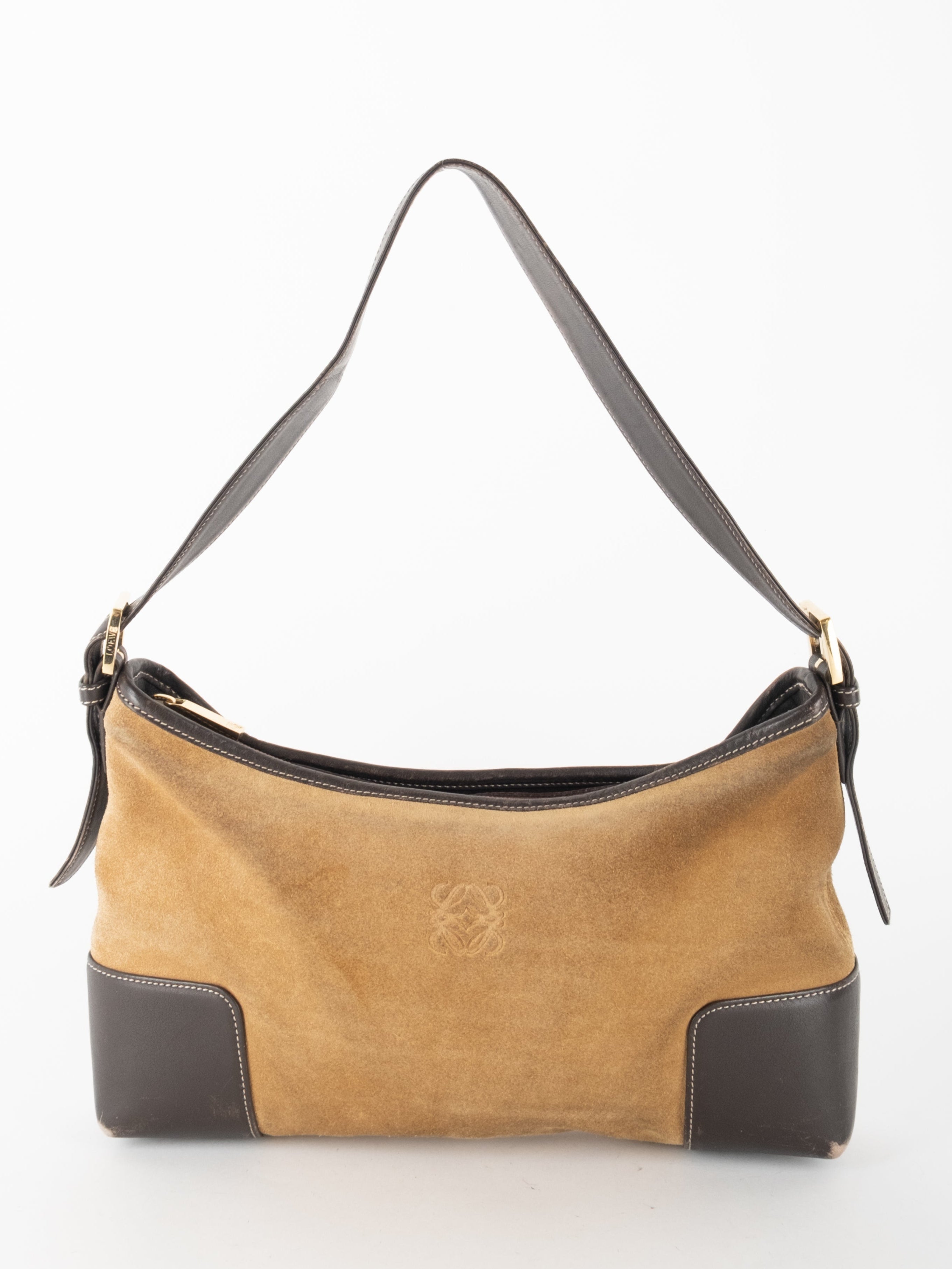 Loewe Suede Shoulder Bag