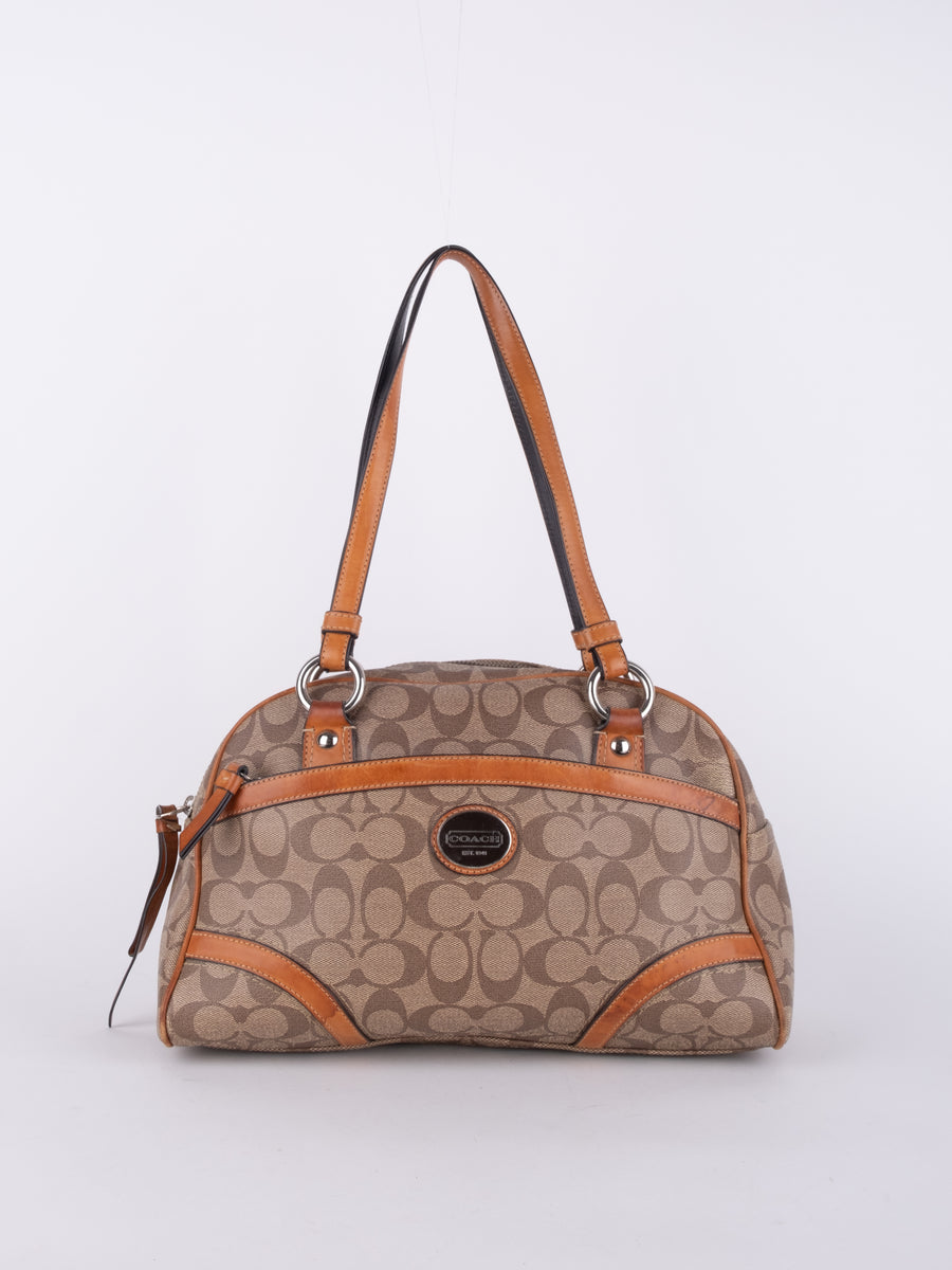 COACH Vintage Signature Shoulder Bag