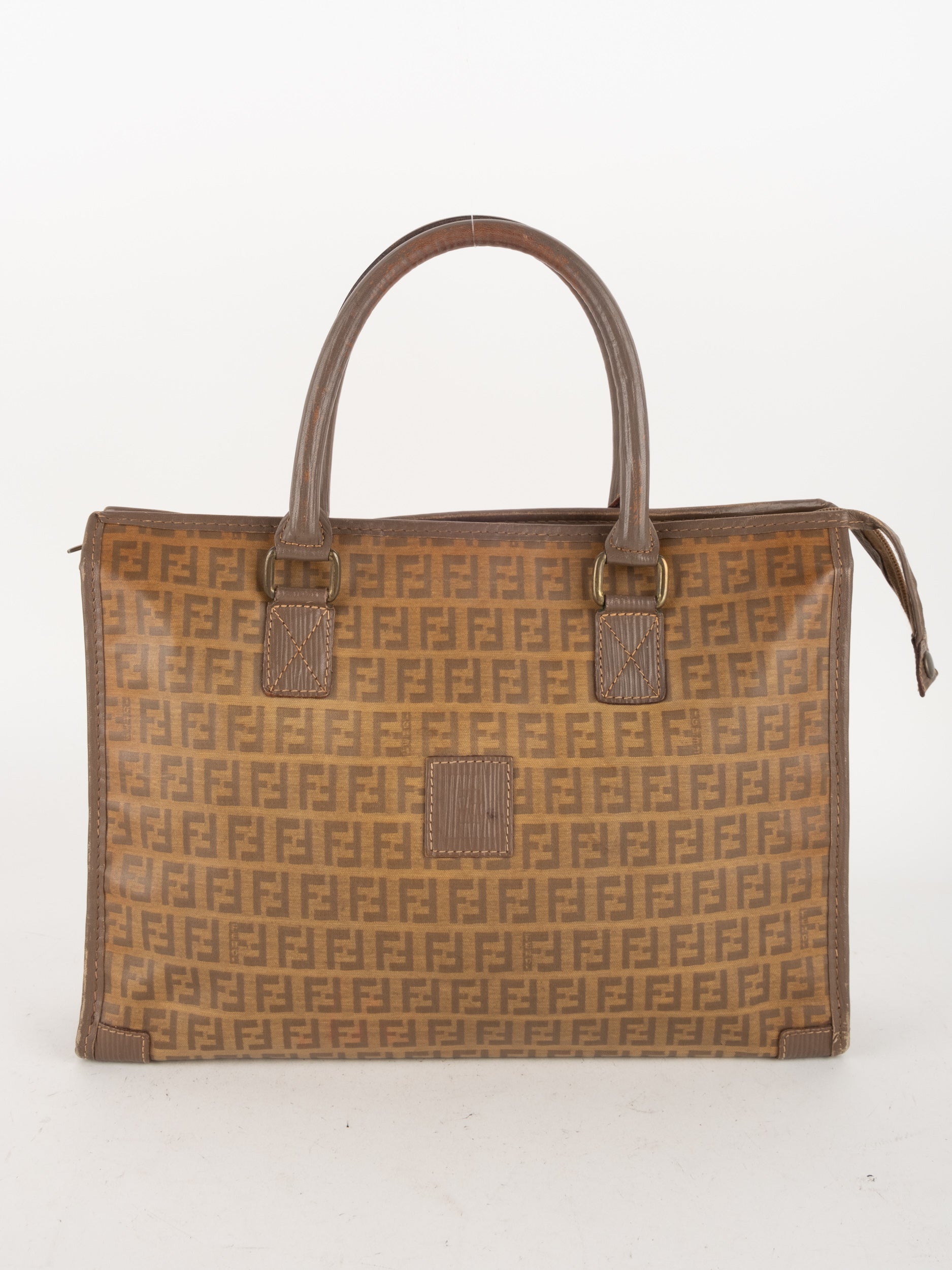 FENDI Zucca Vintage Top Handle Bag