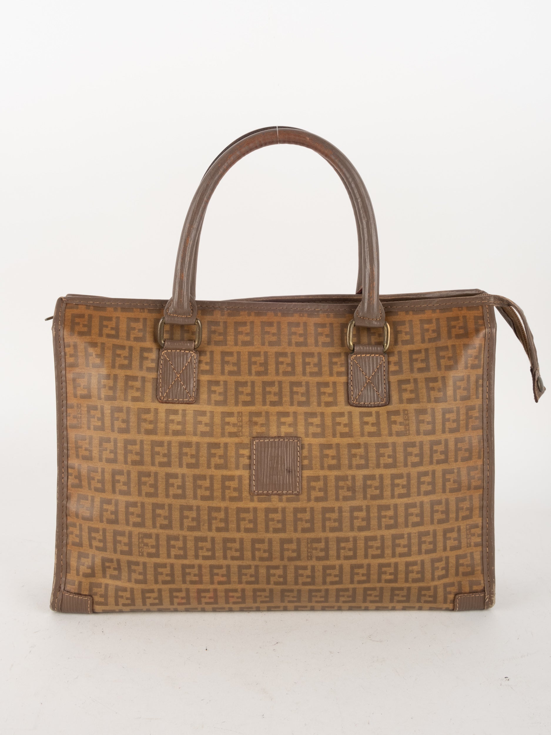 FENDI Zucca Vintage Top Handle Bag