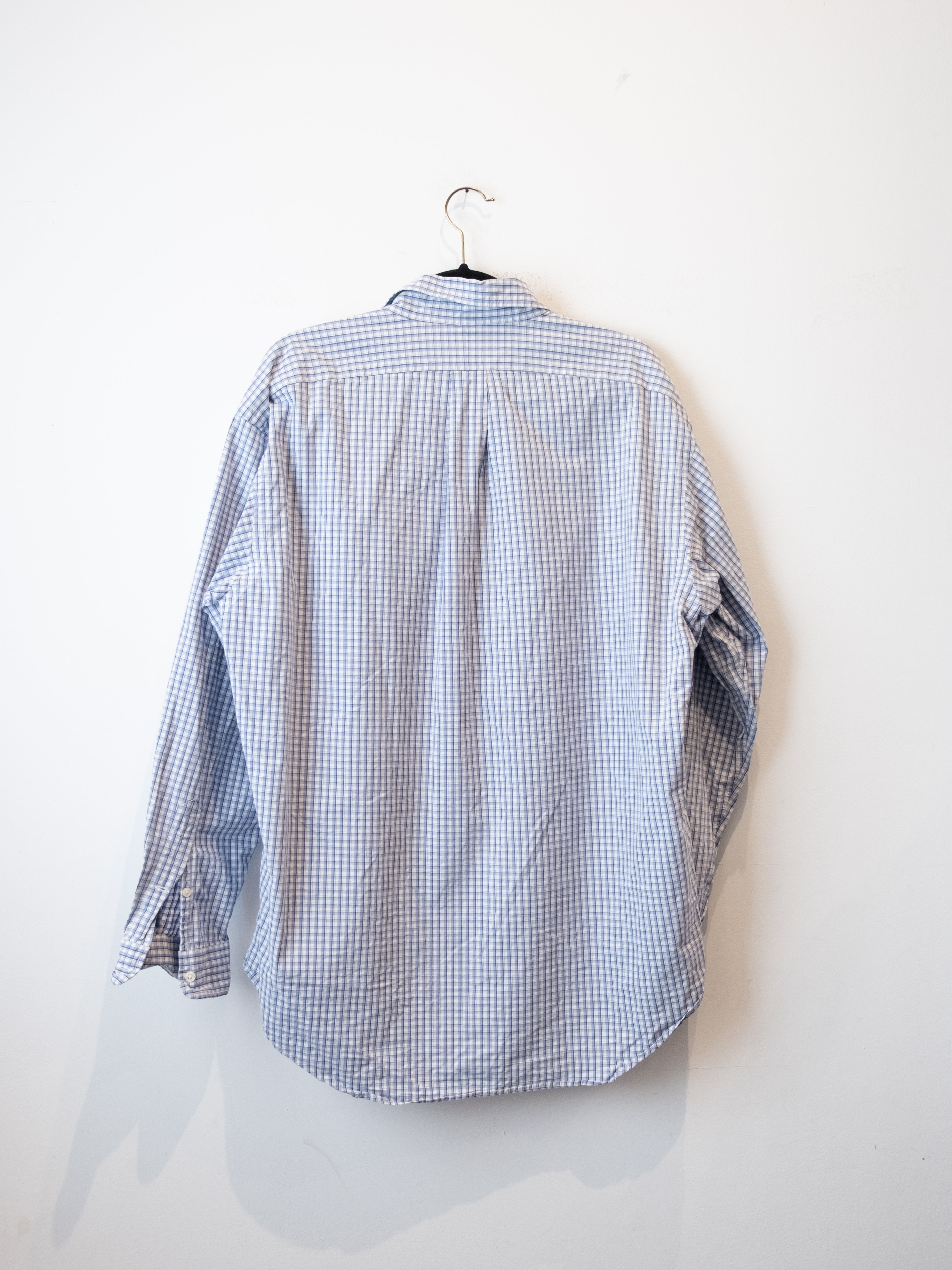 Ralph Lauren Vintage Check Shirt – Blue White