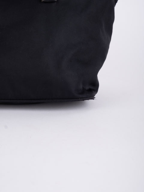 PRADA Vintage Black Nylon Tote Bag