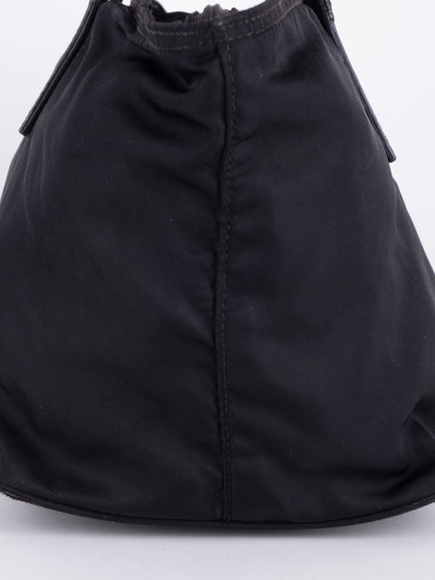PRADA Vintage Black Nylon Tote Bag