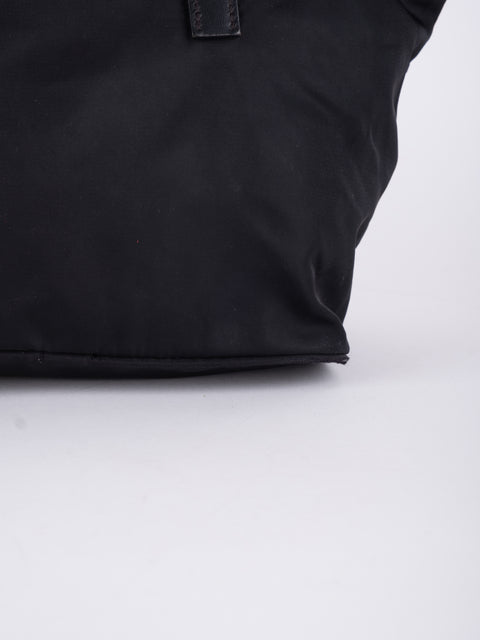 PRADA Vintage Black Nylon Tote Bag