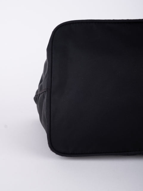 PRADA Vintage Black Nylon Tote Bag