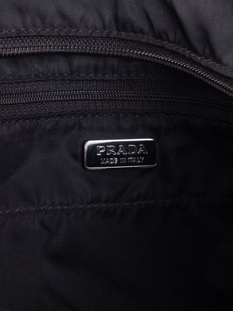 PRADA Vintage Black Nylon Tote Bag