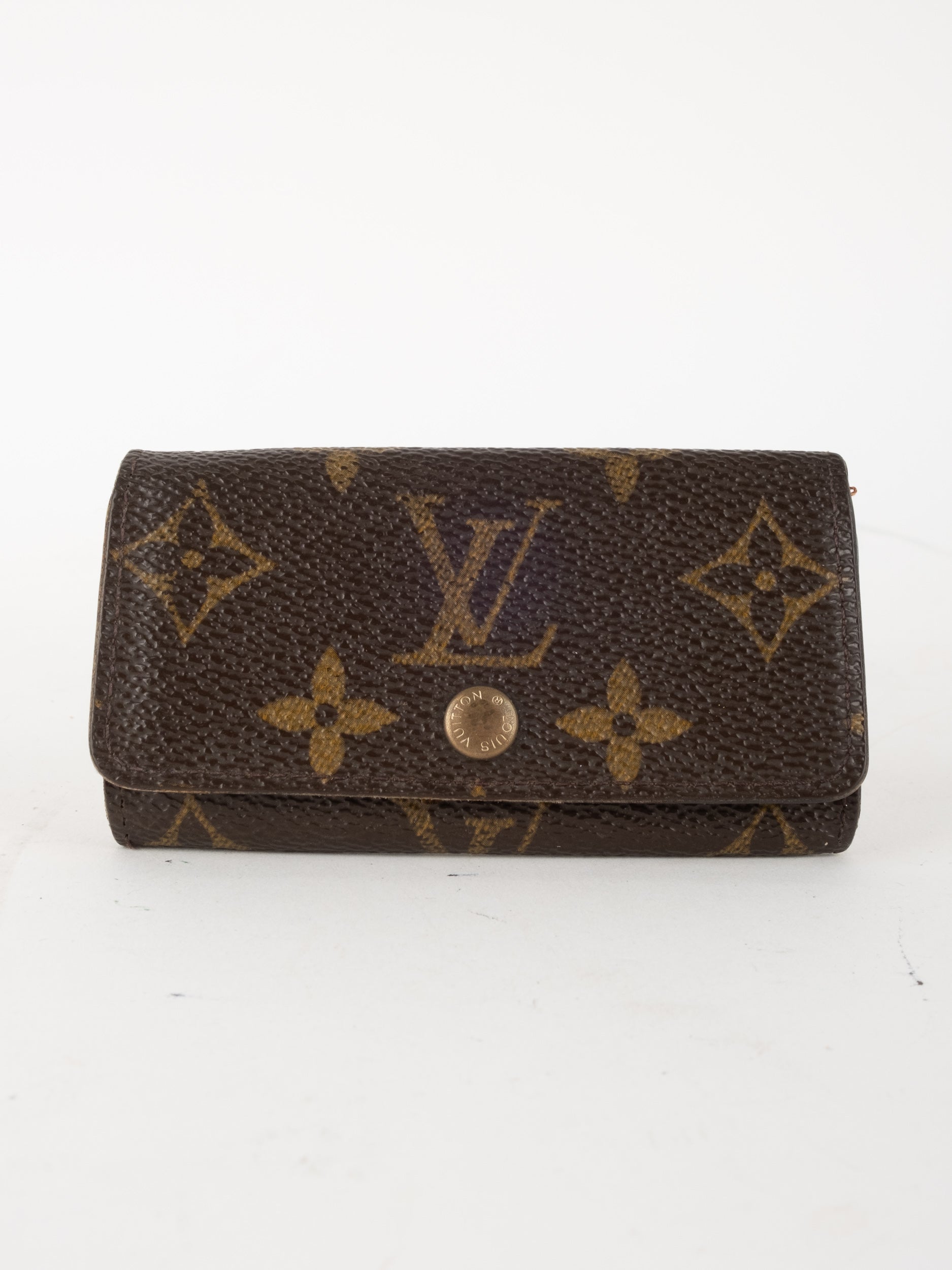 LOUIS VUITTON Monogram Key Holder Wallet