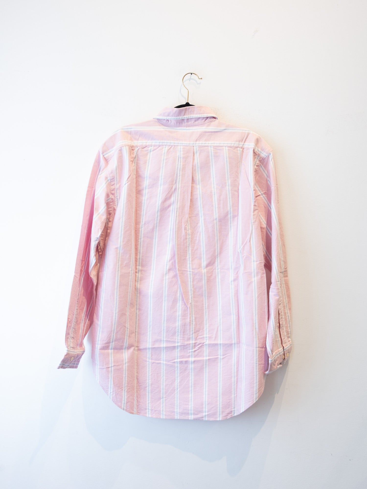 Ralph Lauren Striped Oxford Shirt – Pink & White