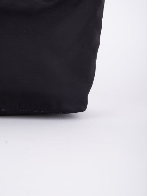 PRADA Vintage Black Nylon Hobo Bag
