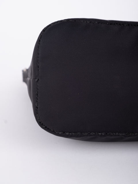 PRADA Vintage Black Nylon Hobo Bag