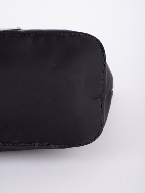 PRADA Vintage Black Nylon Hobo Bag