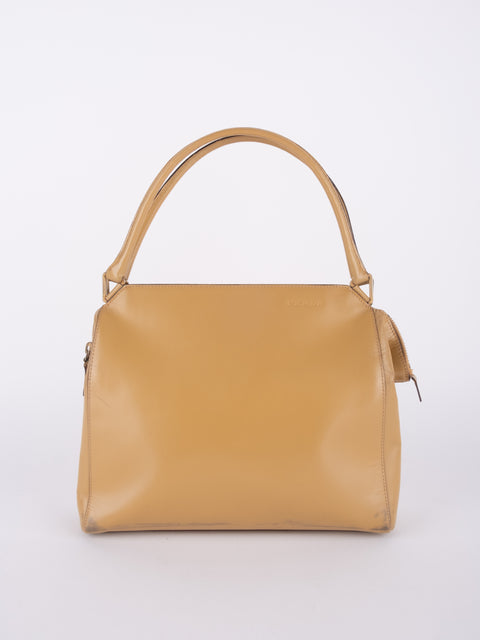 PRADA Vintage Mustard Top Handle Bag