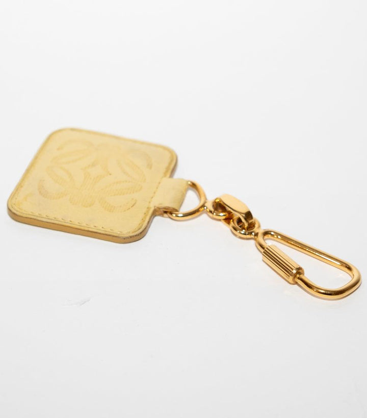 Yellow Leather Key Holder - Volver