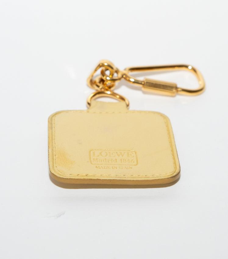 Yellow Leather Key Holder - Volver