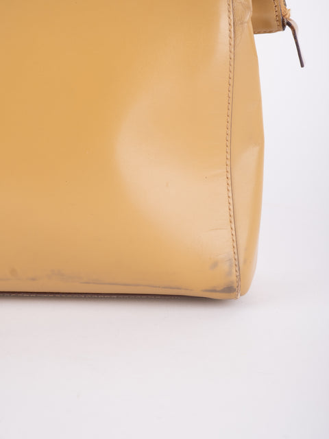 PRADA Vintage Mustard Top Handle Bag