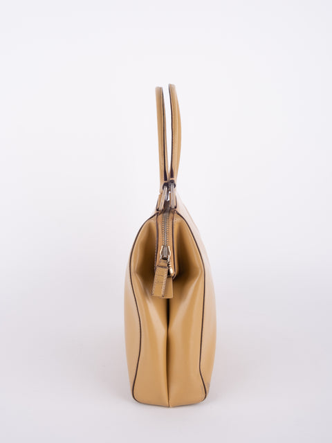PRADA Vintage Mustard Top Handle Bag