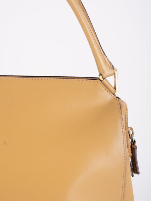 PRADA Vintage Mustard Top Handle Bag