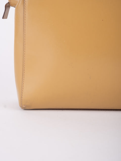 PRADA Vintage Mustard Top Handle Bag