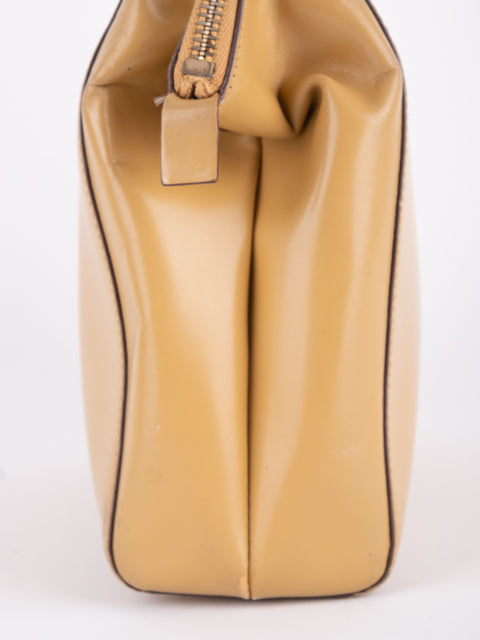PRADA Vintage Mustard Top Handle Bag
