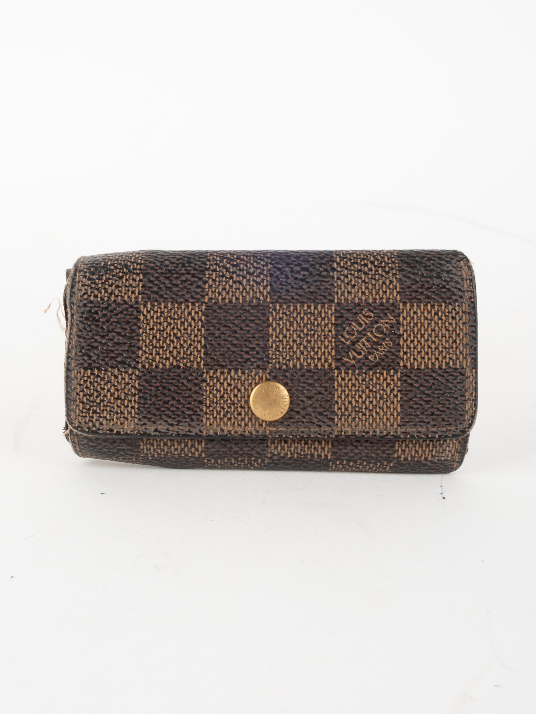 LOUIS VUITTON Damier Ebene Key Holder