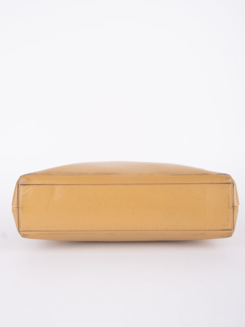 PRADA Vintage Mustard Top Handle Bag