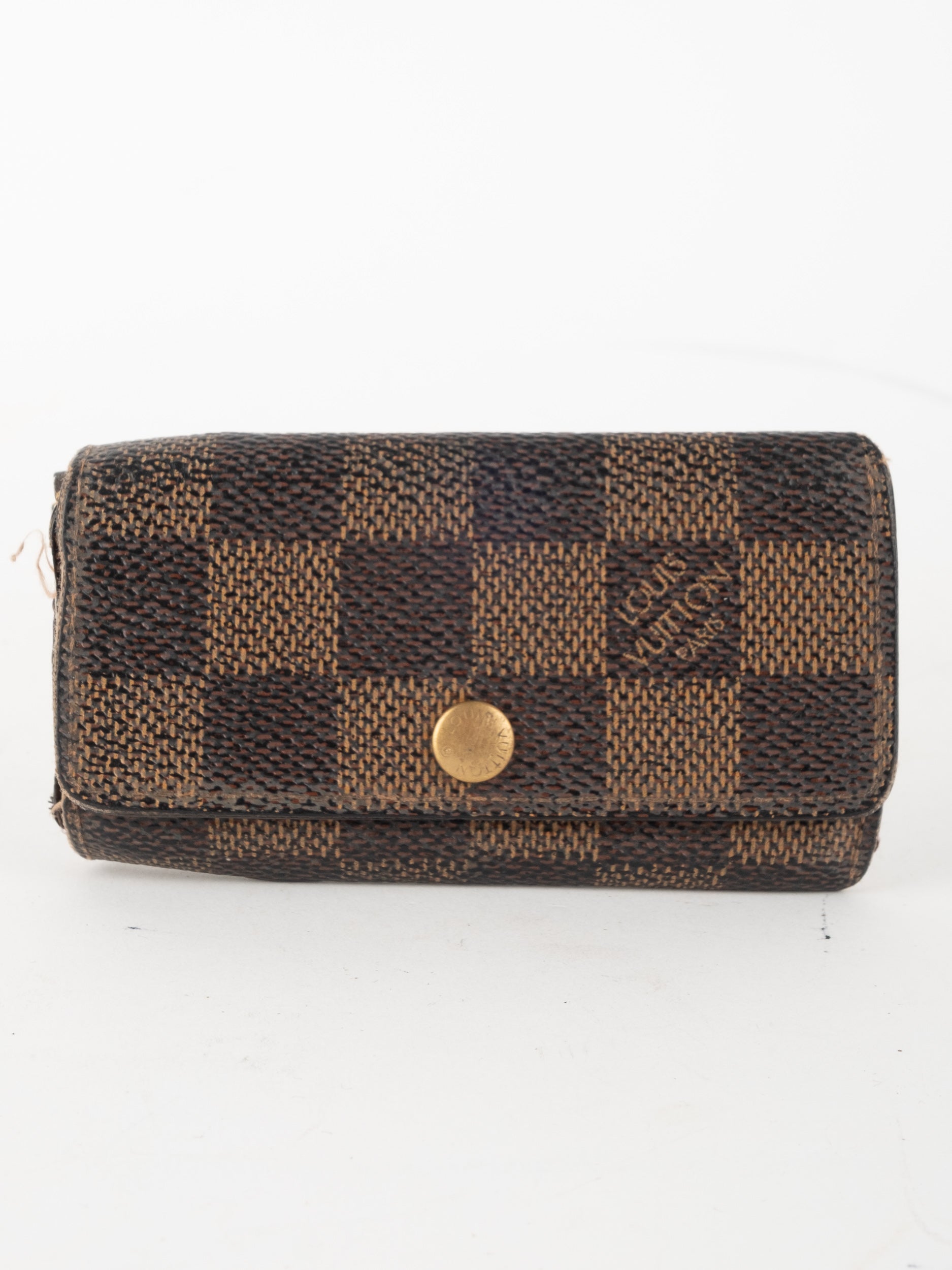 LOUIS VUITTON Damier Ebene Key Holder
