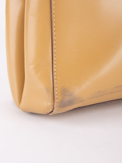PRADA Vintage Mustard Top Handle Bag