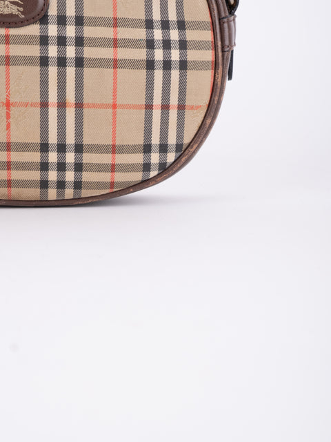 BURBERRY Vintage Nova Check Mini Crossbody Bag