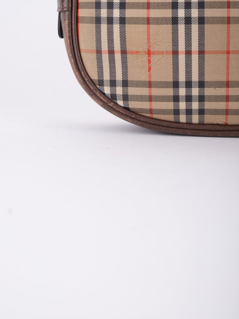 BURBERRY Vintage Nova Check Mini Crossbody Bag
