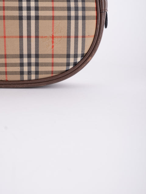 BURBERRY Vintage Nova Check Mini Crossbody Bag