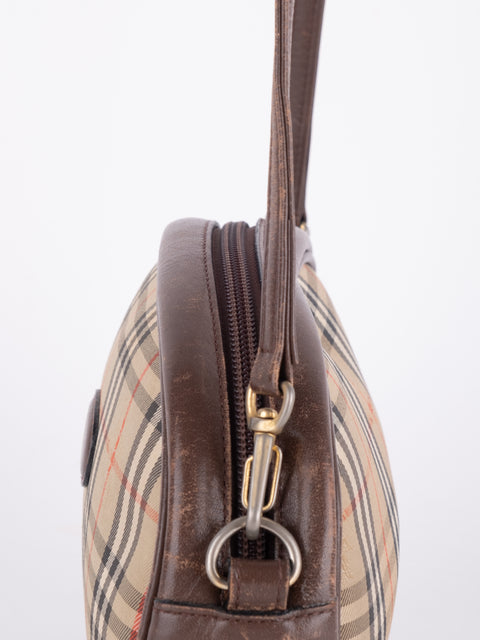 BURBERRY Vintage Nova Check Mini Crossbody Bag