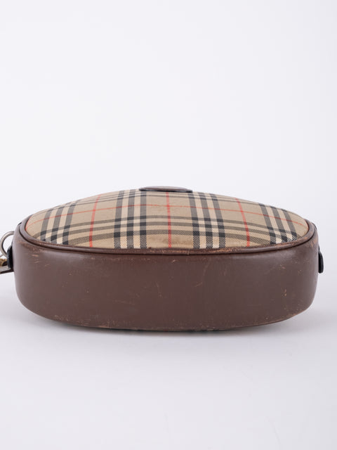 BURBERRY Vintage Nova Check Mini Crossbody Bag