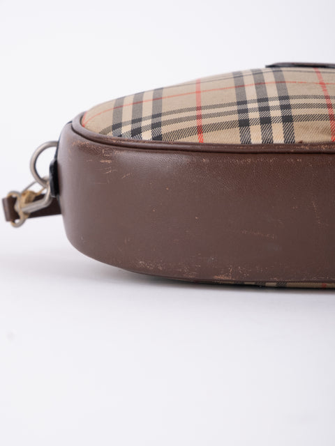 BURBERRY Vintage Nova Check Mini Crossbody Bag
