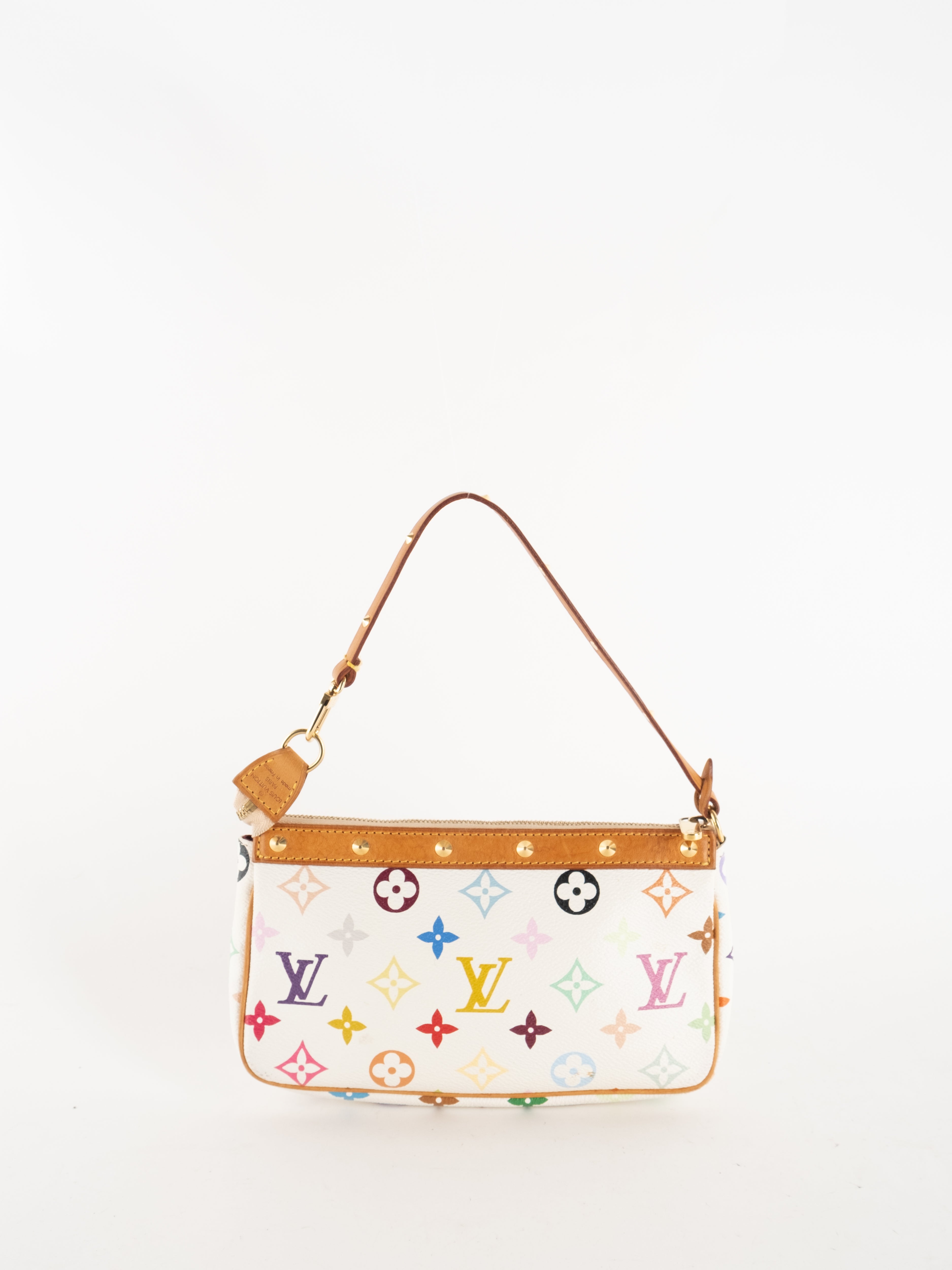 Louis Vuitton Pochette Multicolore Takashi Murakami Shoulder Bag נדיר במיוחד