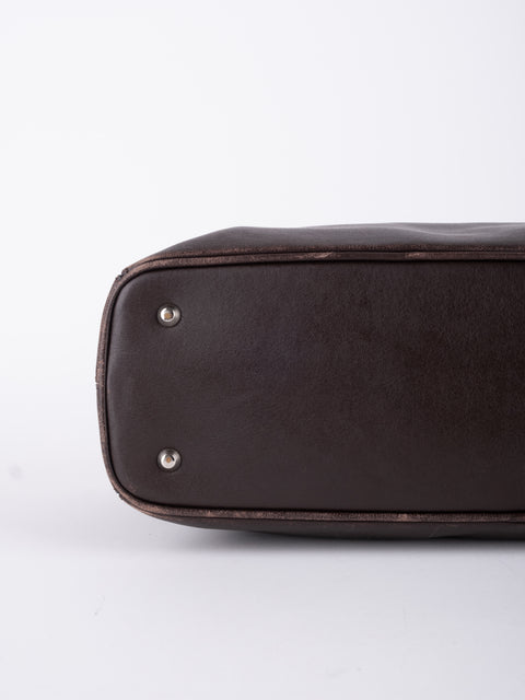 BURBERRY Vintage Dark Brown Shoulder Bag