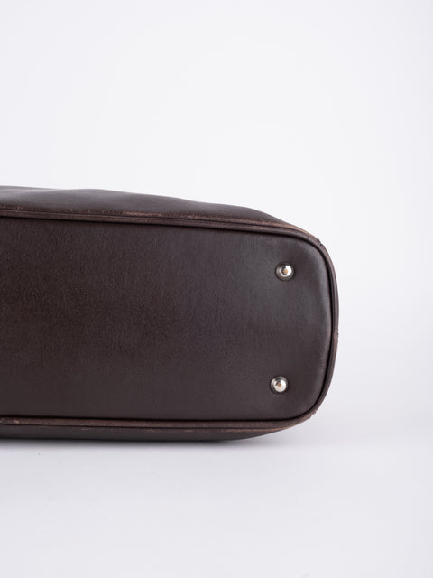 BURBERRY Vintage Dark Brown Shoulder Bag