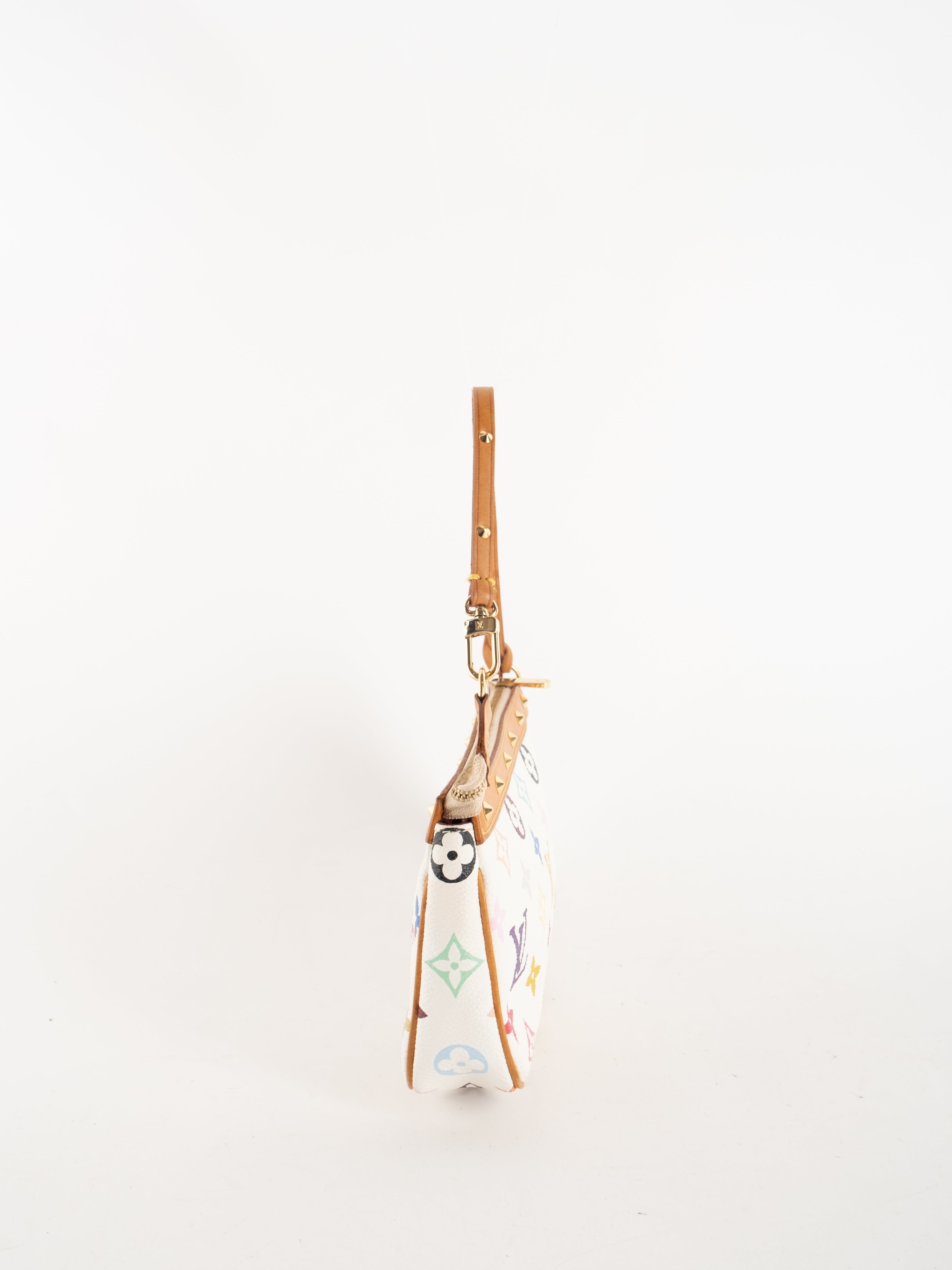 Louis Vuitton Pochette Multicolore Takashi Murakami Shoulder Bag נדיר במיוחד