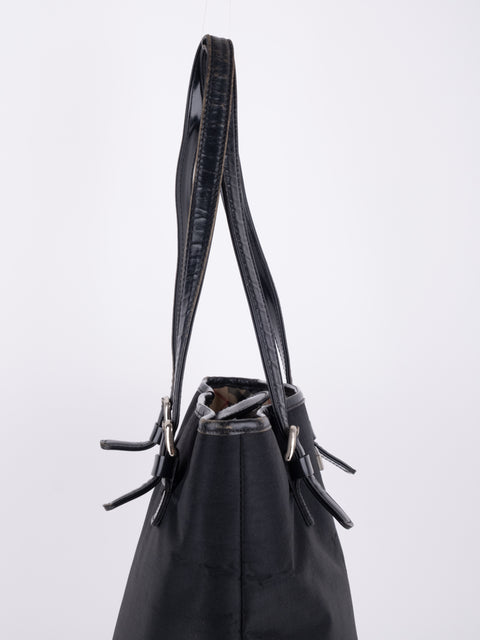 BURBERRY Vintage Black Tall Tote Bag