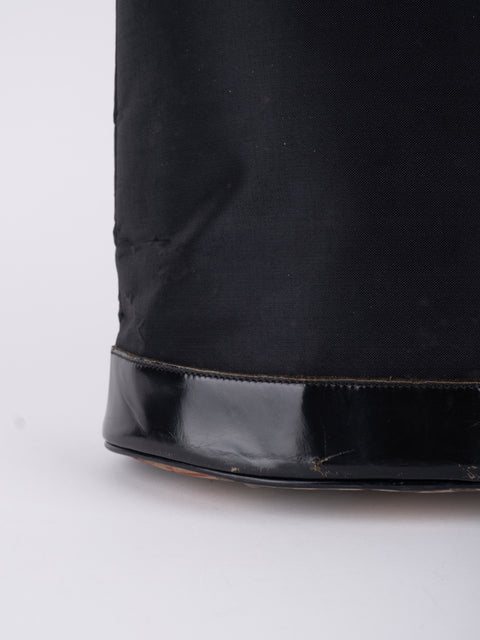 BURBERRY Vintage Black Tall Tote Bag